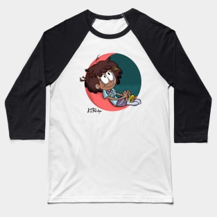 Anne on the Moon Baseball T-Shirt